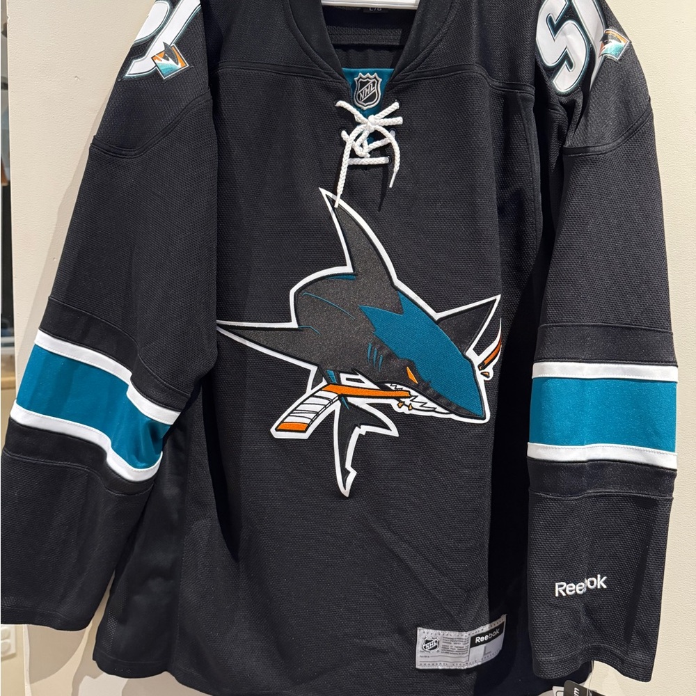 Reebok NHL Black - San Jose Sharks